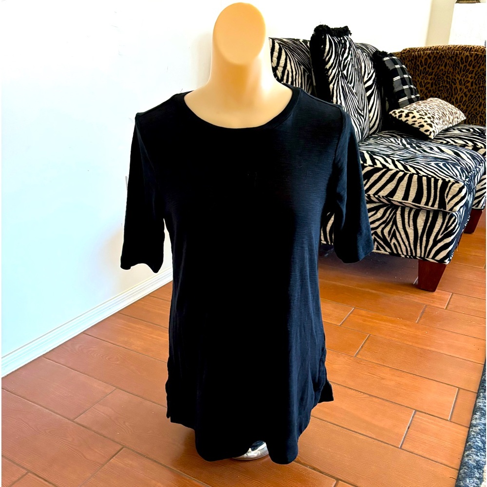 Pima Cotton Shirttail Tunic 🖤 by J. Jill size S Petite